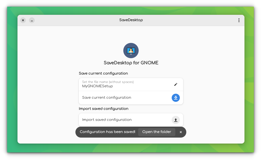Image of app interface
